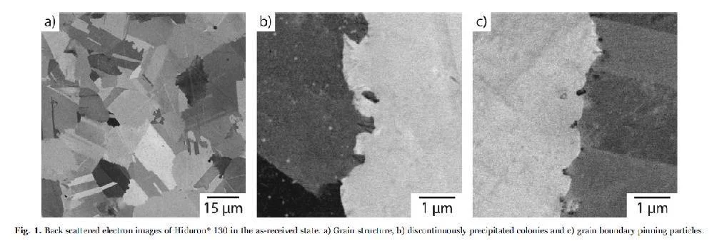 TP015 - The effect of heat treatment on precipitation in the Cu-Ni-Al alloy Hiduron 130
