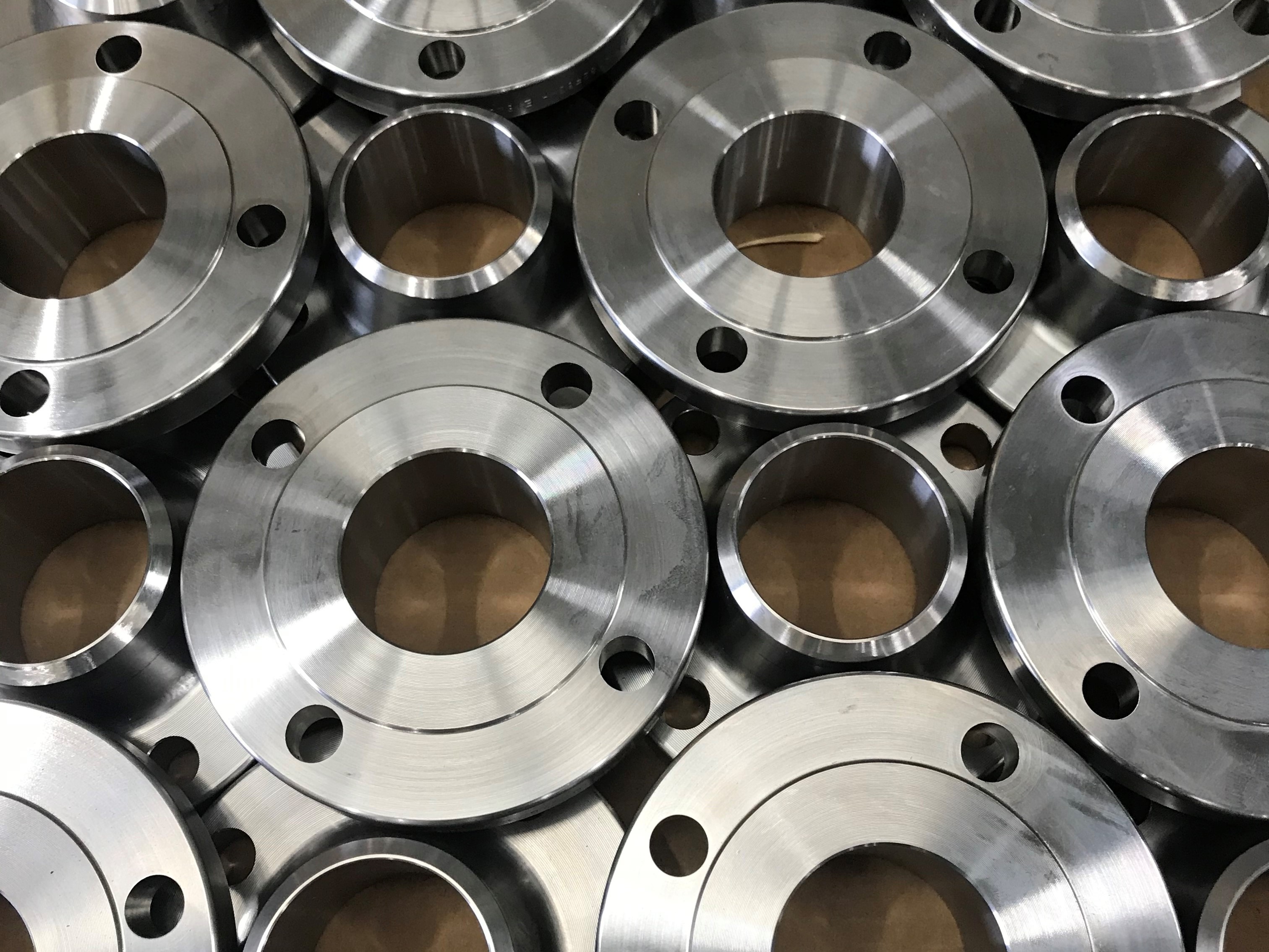 Forged stainless steel flanges