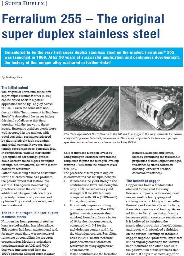 Stainless Steel World News (8/19)